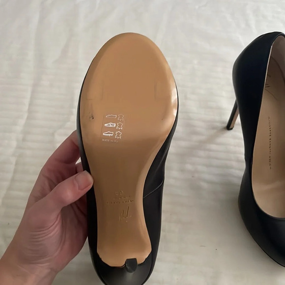 Giuseppe Zanotti Leather Pumps Heels Black Stiletto size 39 US 9 Classic NWOB - Picture 6 of 10